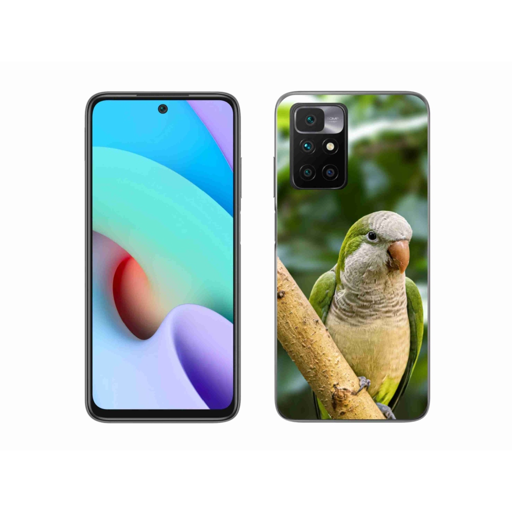 Zselés borítás mmCase a Xiaomi Redmi 10/Redmi 10 (2022) - papagájhoz