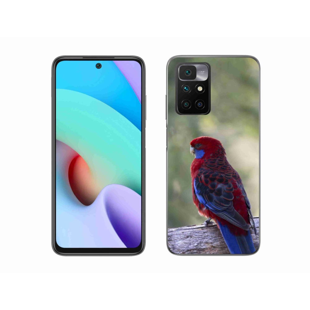 Zselés borítás mmCase a Xiaomi Redmi 10/Redmi 10 (2022) - papagáj rosela