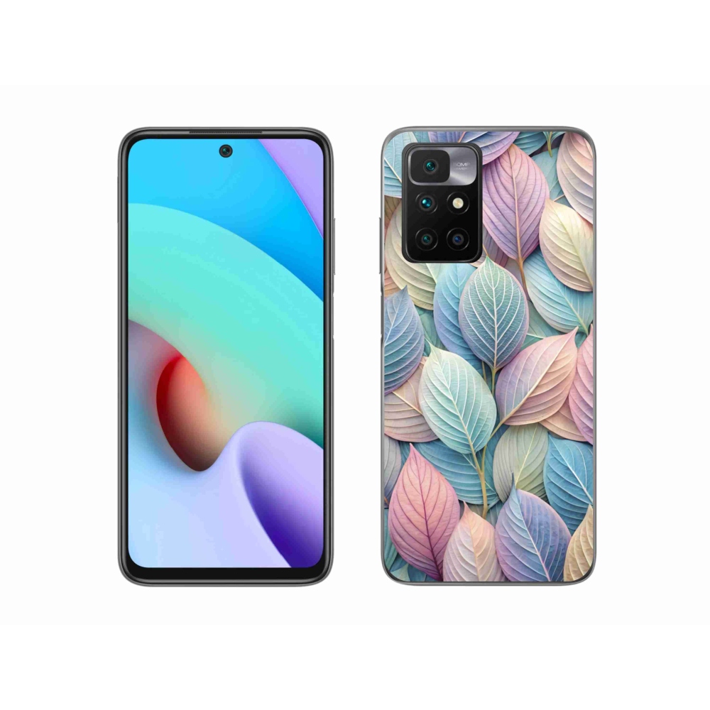 Zselés borító mmCase a Xiaomi Redmi 10/Redmi 10 (2022) - pasztell levelek