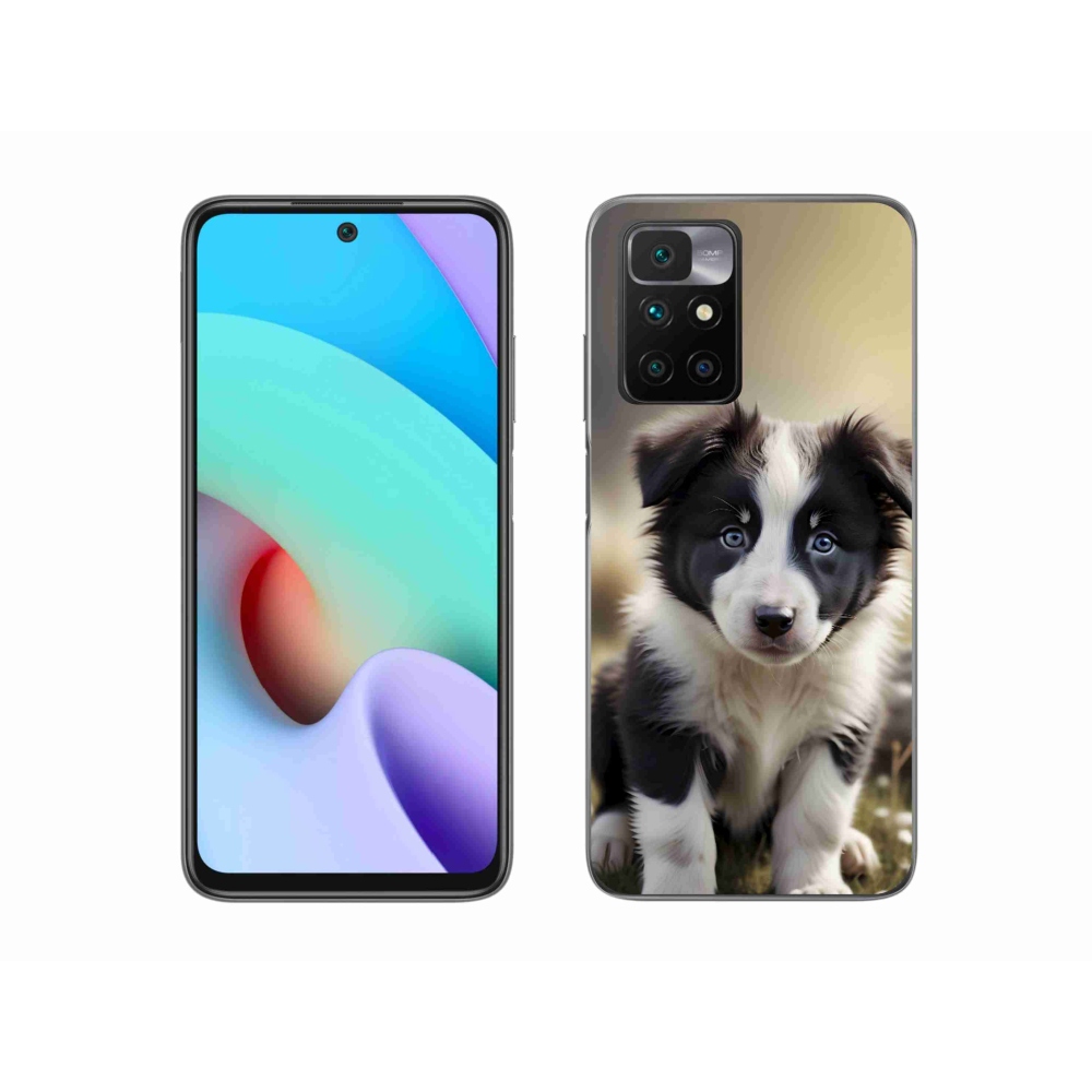 Gél borító mmCase a Xiaomi Redmi 10/Redmi 10 (2022) - aranyos border collie