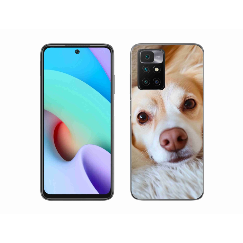 Zselés borítás mmCase a Xiaomi Redmi 10/Redmi 10 (2022) - Aranyos csivava