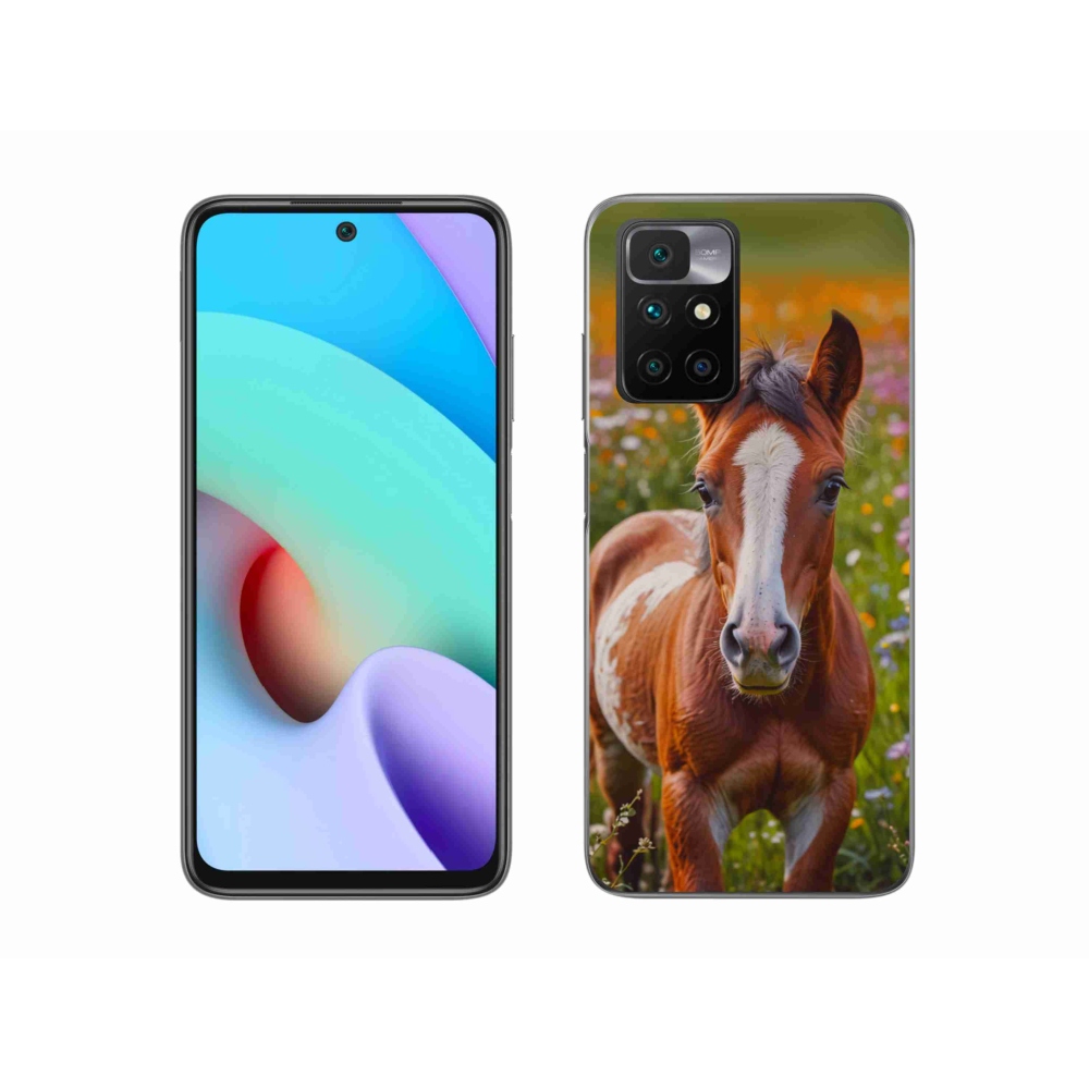Gél borítás mmCase a Xiaomi Redmi 10/Redmi 10 (2022) - aranyos csikóhoz