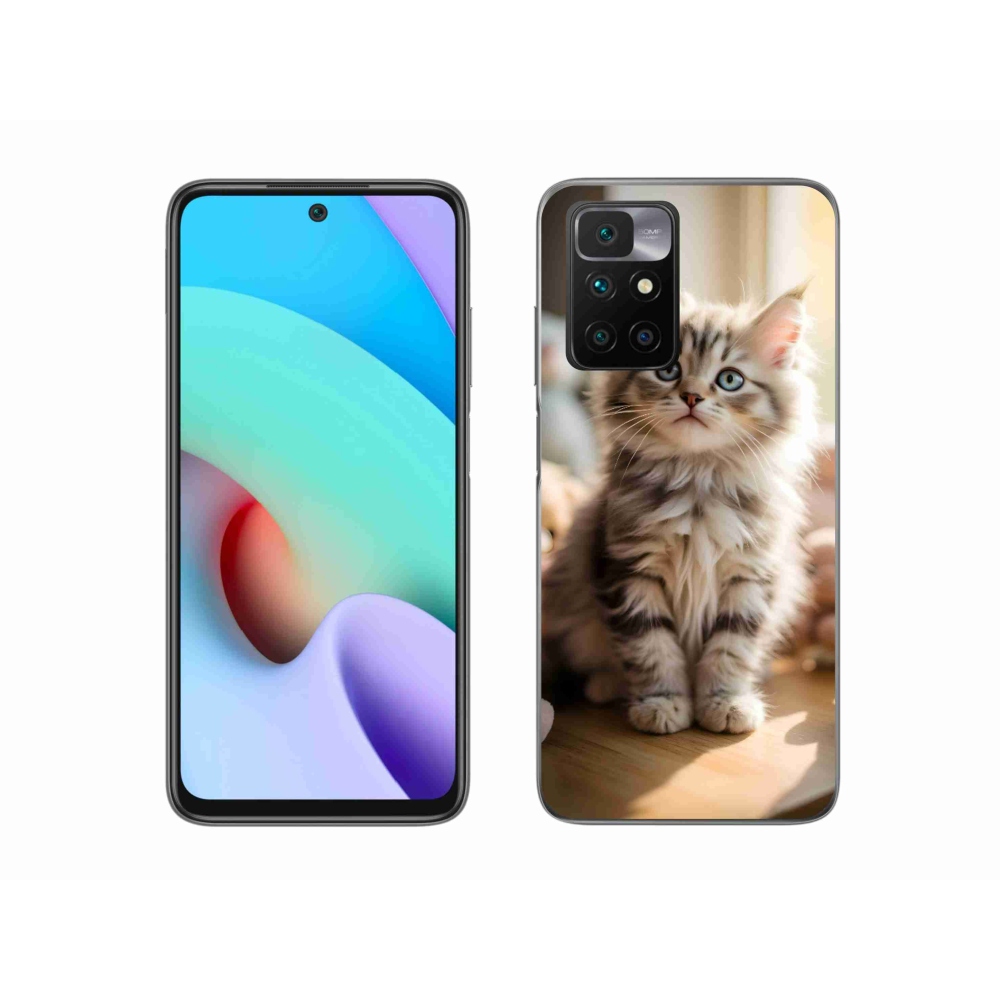 Gél borítás mmCase a Xiaomi Redmi 10/Redmi 10 (2022) - aranyos cica 10