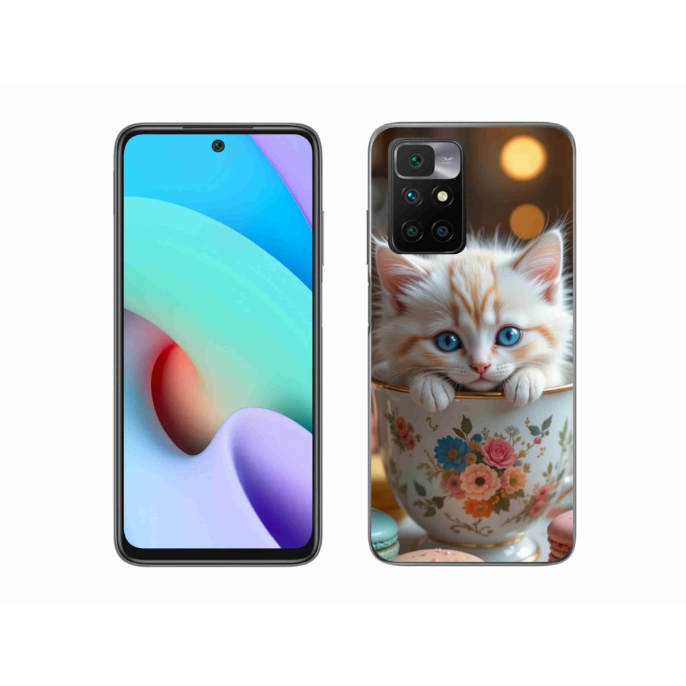 Gél borítás mmCase a Xiaomi Redmi 10/Redmi 10 (2022) - aranyos cica 6