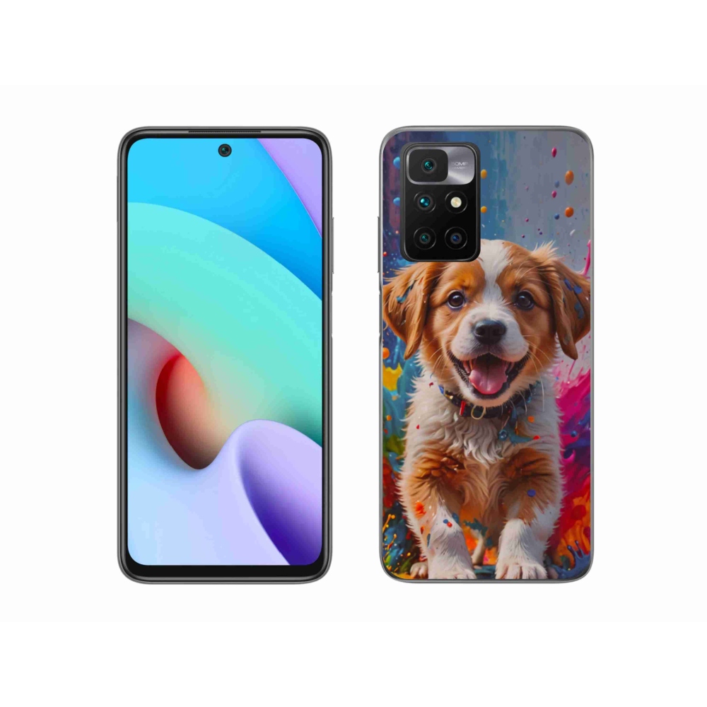 Gél borítás mmCase a Xiaomi Redmi 10/Redmi 10 (2022) - aranyos kiskutya 3