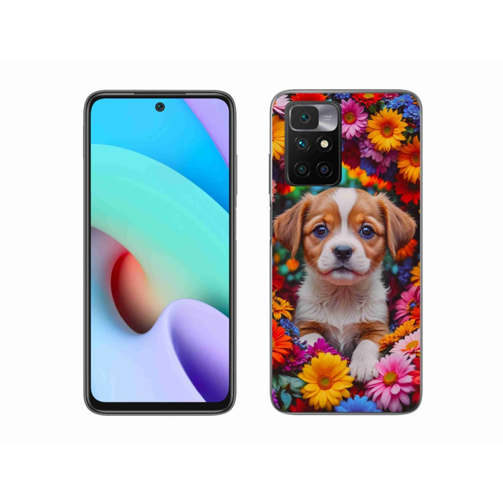 Gél védőhuzat mmCase a Xiaomi Redmi 10/Redmi 10 (2022) - aranyos kiskutya