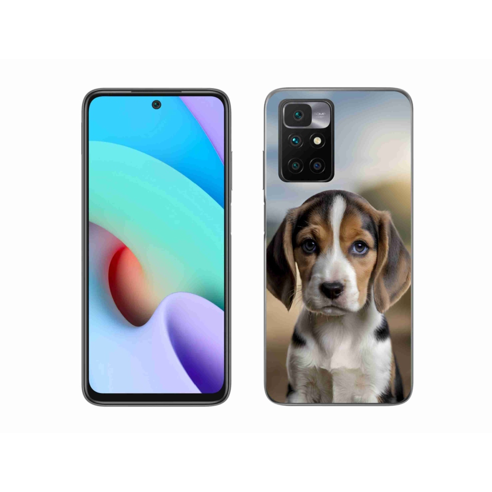 Gél védőhuzat mmCase a Xiaomi Redmi 10/Redmi 10 (2022) - aranyos bézs színű