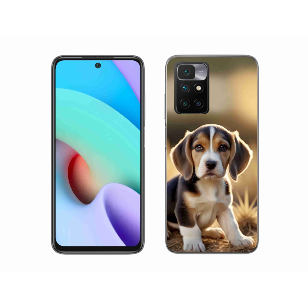 Gél védőhuzat mmCase a Xiaomi Redmi 10/Redmi 10 (2022) - aranyos bézs színű