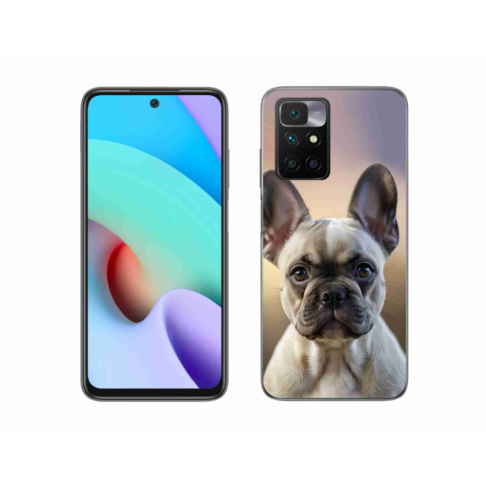 Gél borító mmCase a Xiaomi Redmi 10/Redmi 10 (2022) - aranyos francia bulldoghoz
