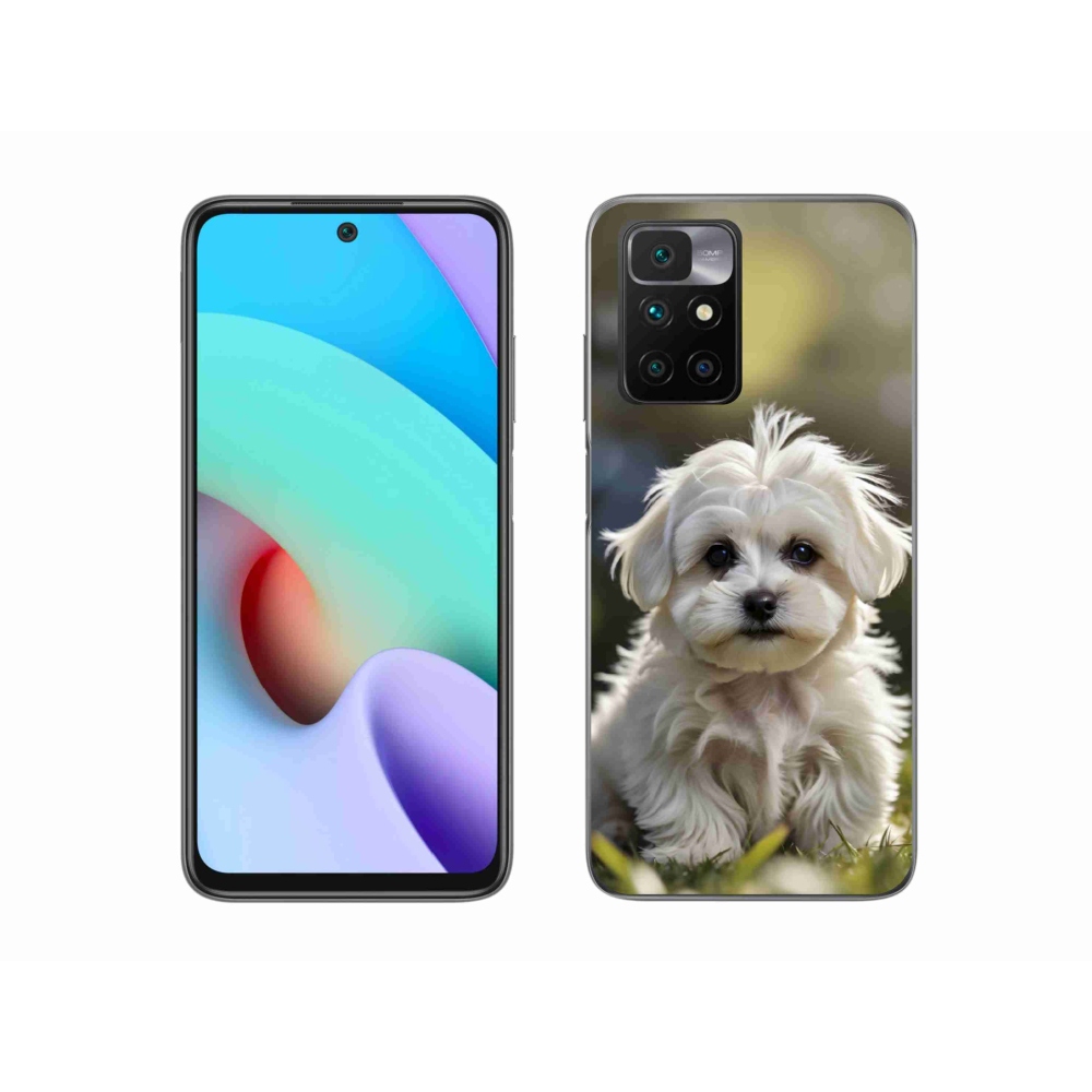 Gél borítás mmCase a Xiaomi Redmi 10/Redmi 10 (2022) - aranyos máltai kutya