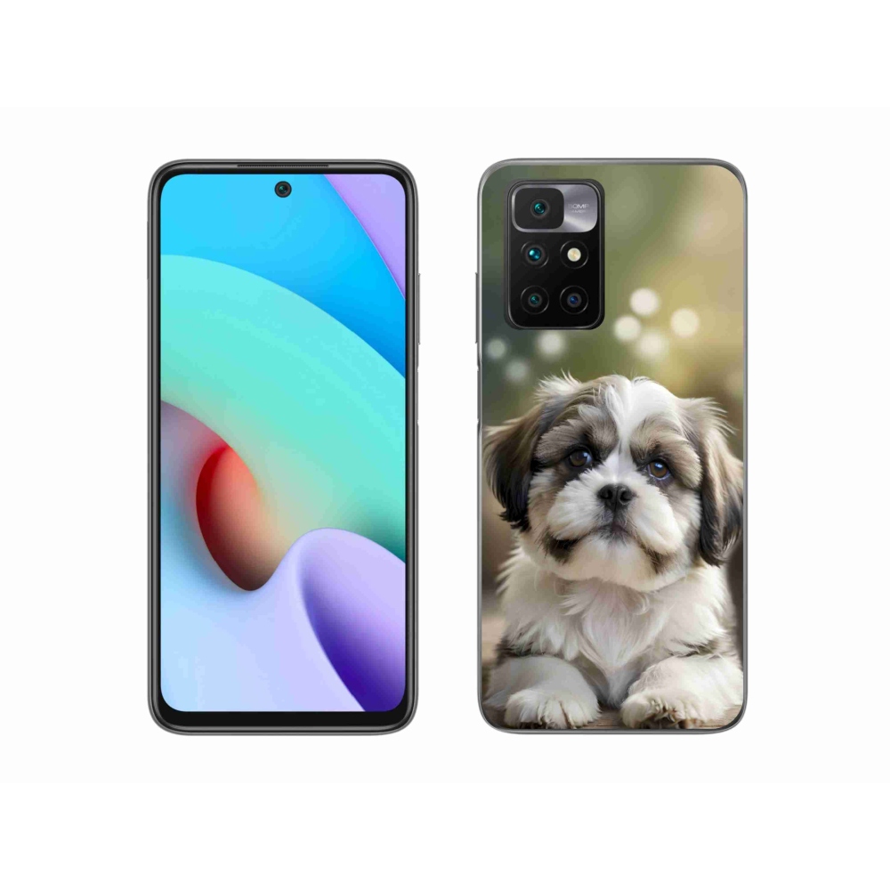 Gél borítás mmCase a Xiaomi Redmi 10/Redmi 10 (2022) - aranyos shih-tzu