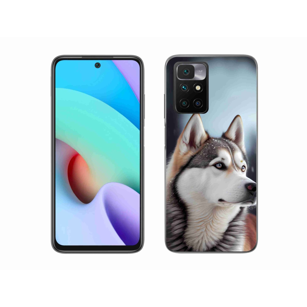 Zselés borítás mmCase a Xiaomi Redmi 10/Redmi 10 (2022) - Szibériai Huskyhoz