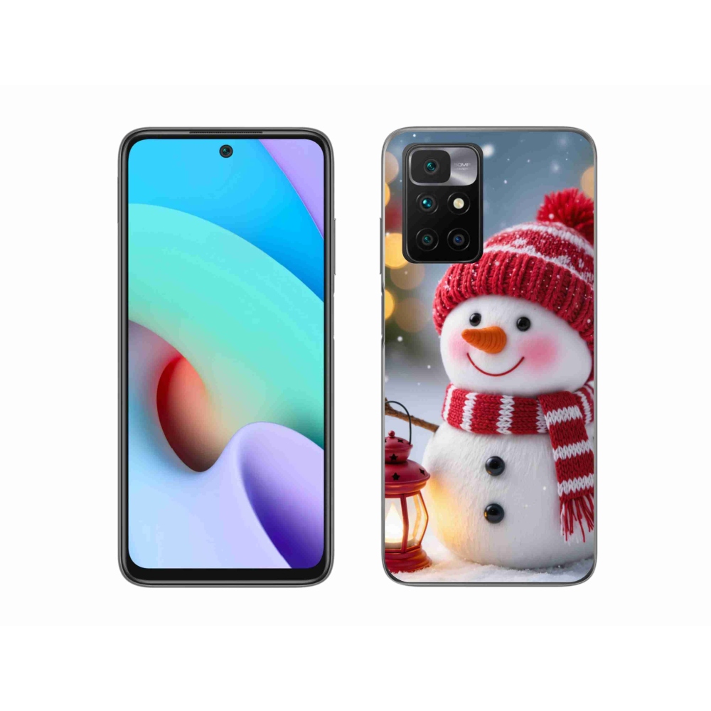 Gél védőhuzat mmCase a Xiaomi Redmi 10/Redmi 10 (2022) - hóember 2