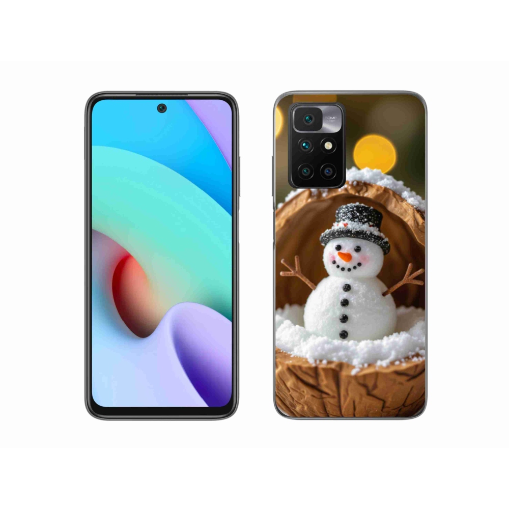 Zselés borítás mmCase a Xiaomi Redmi 10/Redmi 10 (2022) - hóember 4