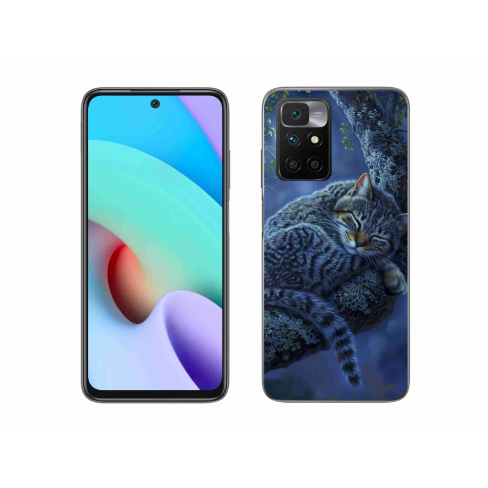 Gél borítás mmCase a Xiaomi Redmi 10/Redmi 10 (2022) - alvó macska