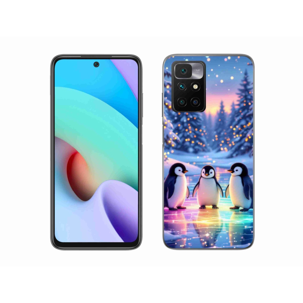 Gél borító mmCase a Xiaomi Redmi 10/Redmi 10 (2022) - Pingvinekhez