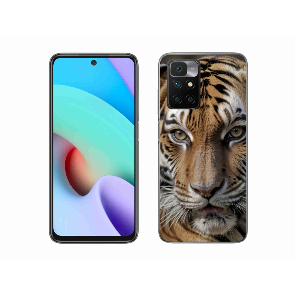 Gél borítás mmCase a Xiaomi Redmi 10/Redmi 10 (2022) - tigris nézet