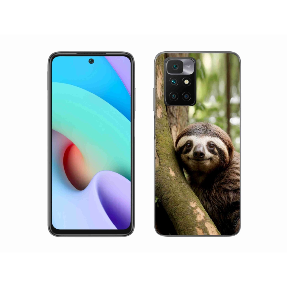 Gél borítás mmCase a Xiaomi Redmi 10/Redmi 10 (2022) - mosolygó lajhárhoz