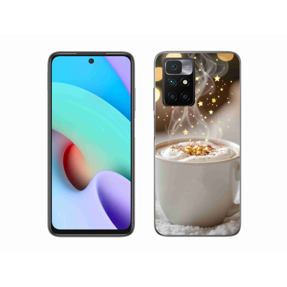 Gél borítás mmCase a Xiaomi Redmi 10/Redmi 10 (2022) - Karácsonyi forró ital