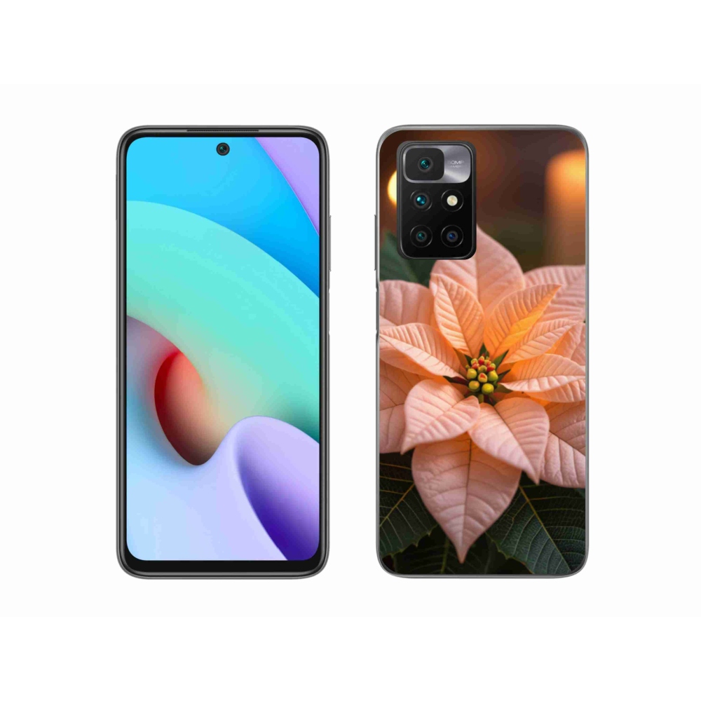 Zselés borítás mmCase a Xiaomi Redmi 10/Redmi 10 (2022) - Karácsonyi csillag