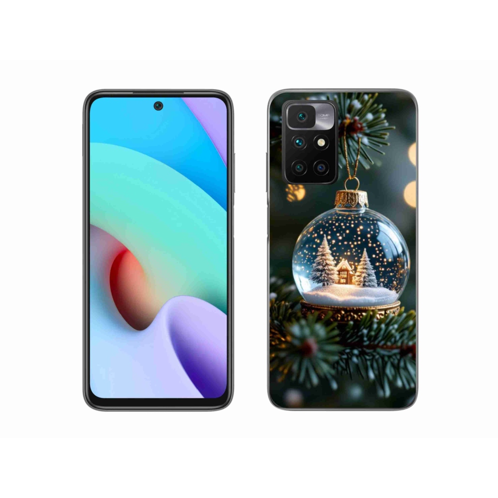 Gél borító mmCase a Xiaomi Redmi 10/Redmi 10 (2022) - Karácsonyi gömbök 2