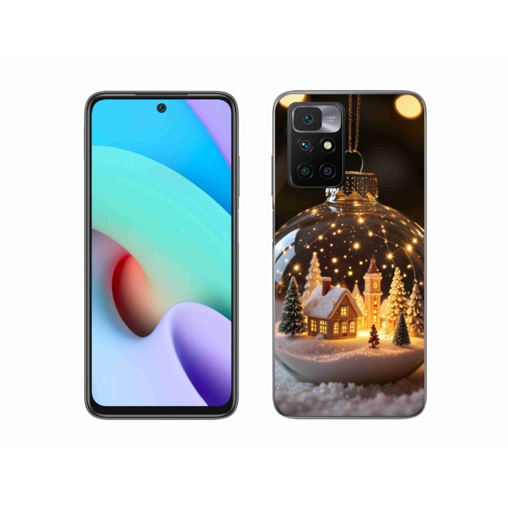 Gél borítás mmCase a Xiaomi Redmi 10/Redmi 10 (2022) - Karácsonyi gömb 3