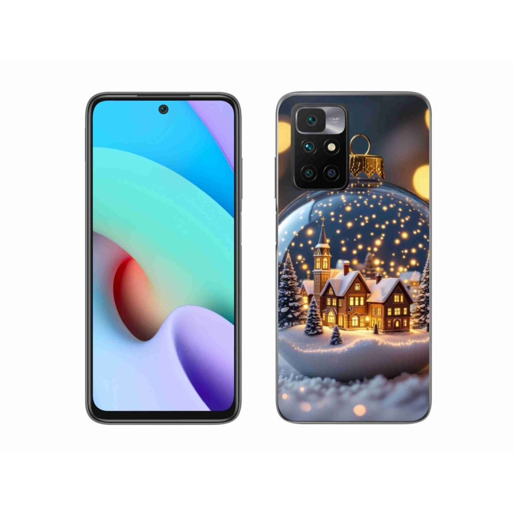 Gél borítás mmCase a Xiaomi Redmi 10/Redmi 10 (2022) - Karácsonyi gömbök 4
