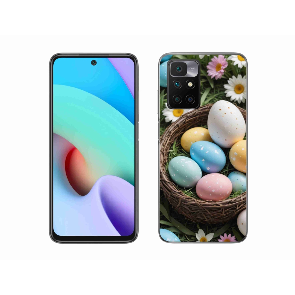 Zselés borítás mmCase a Xiaomi Redmi 10/Redmi 10 (2022) - Húsvéti tojások 2