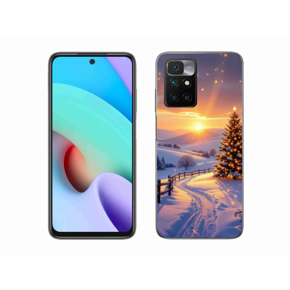 Gél borító mmCase a Xiaomi Redmi 10/Redmi 10 (2022) - téli tájképhez