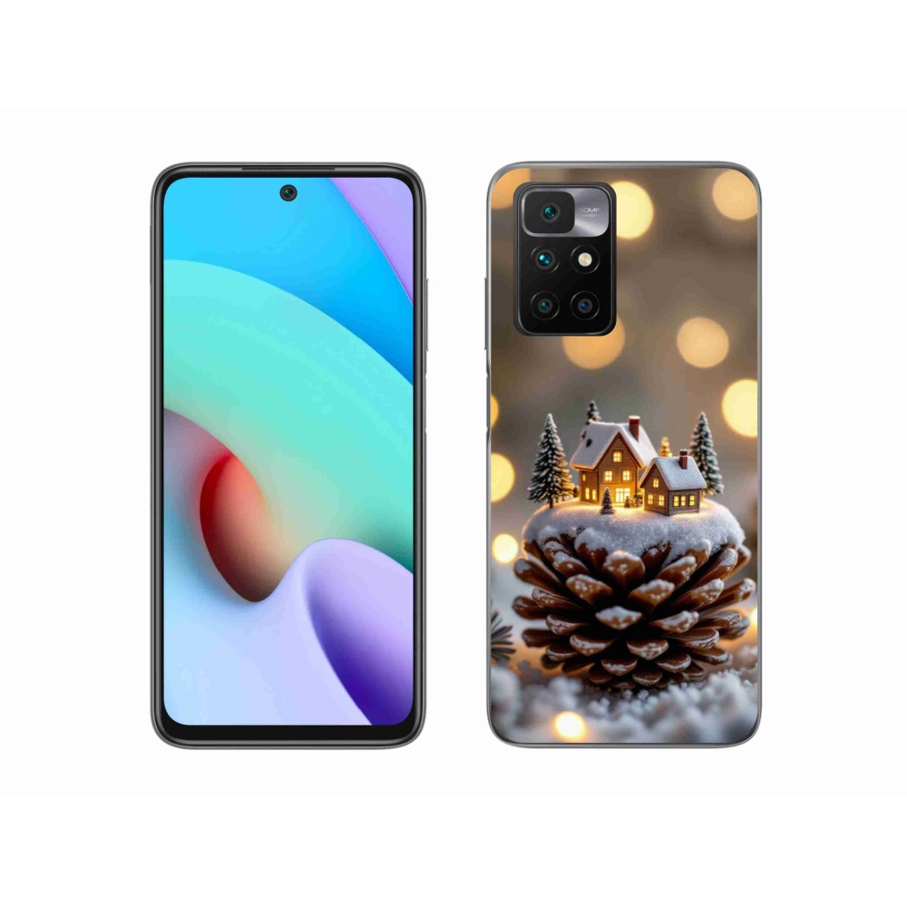 Gél borítás mmCase a Xiaomi Redmi 10/Redmi 10 (2022) - téli falu