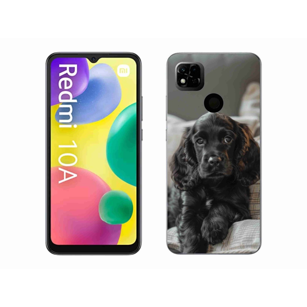 Gél borítás mmCase a Xiaomi Redmi 10A készülékhez - Angol Cocker Spániel
