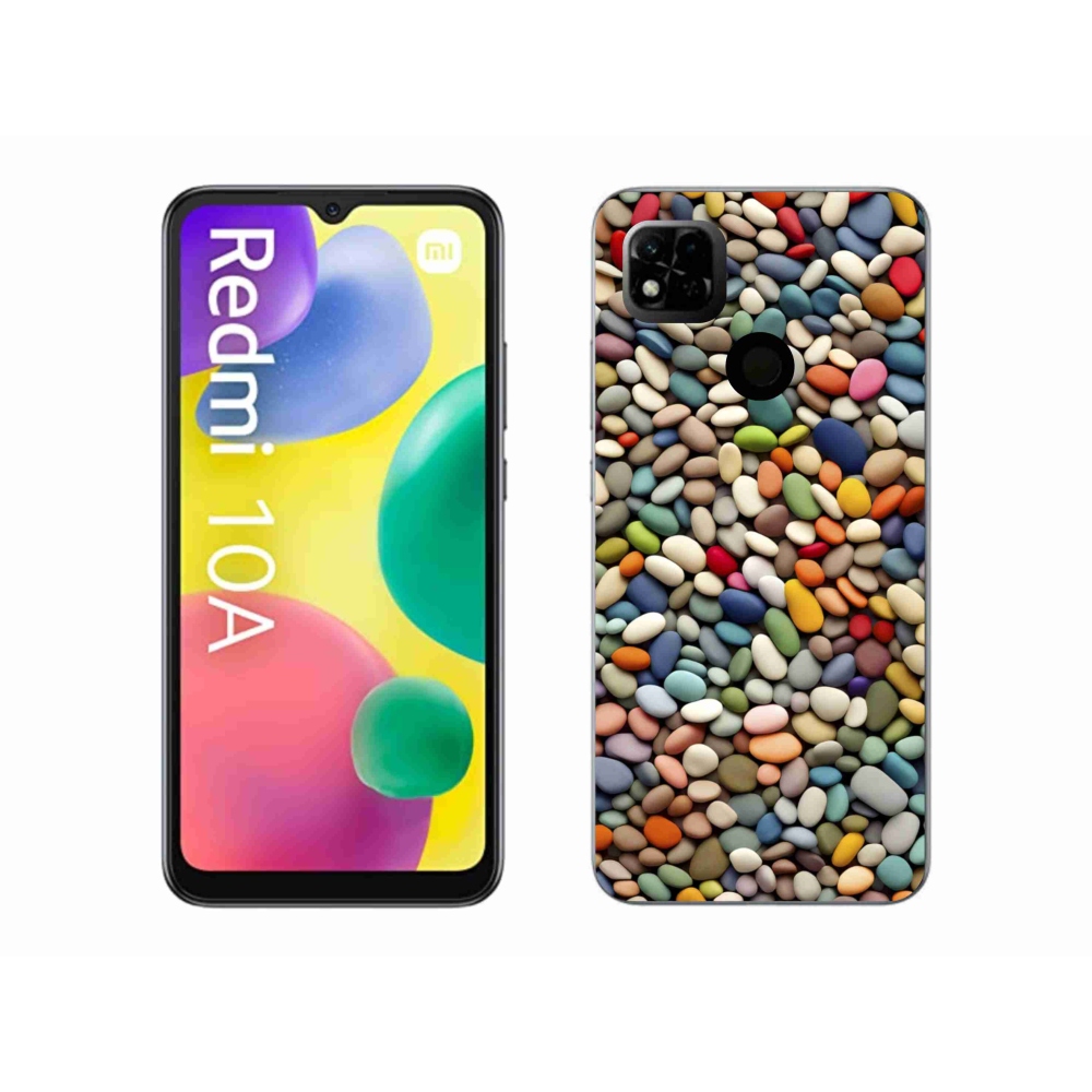 Gél borítás mmCase a Xiaomi Redmi 10A számára - színes strasszkövek 2