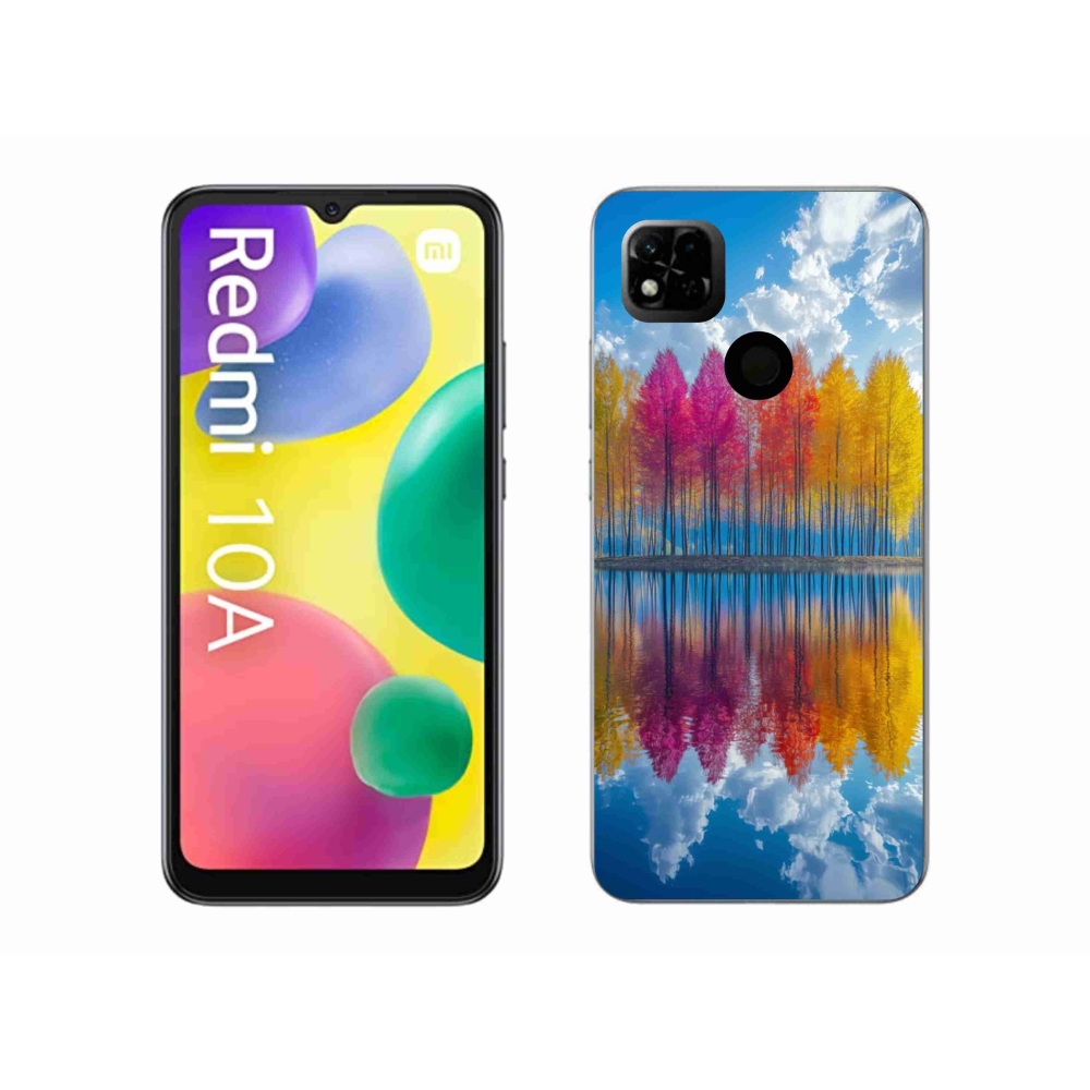 Gél borítás mmCase a Xiaomi Redmi 10A számára - színes fák