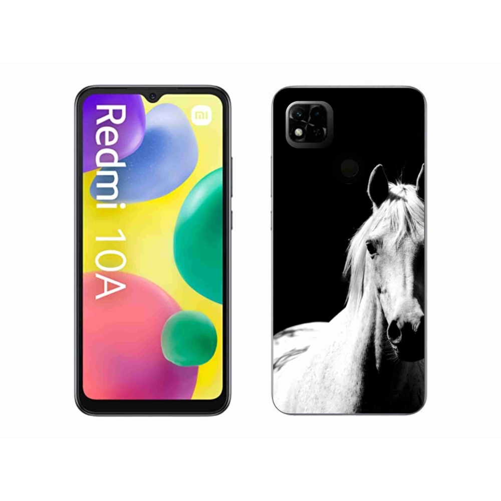 Gél borítás mmCase a Xiaomi Redmi 10A - fehér ló 5