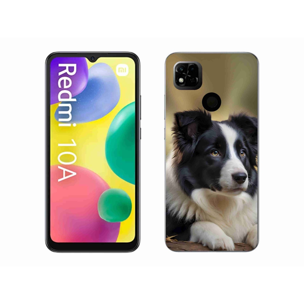 Gél borító mmCase a Xiaomi Redmi 10A számára - border colie 2