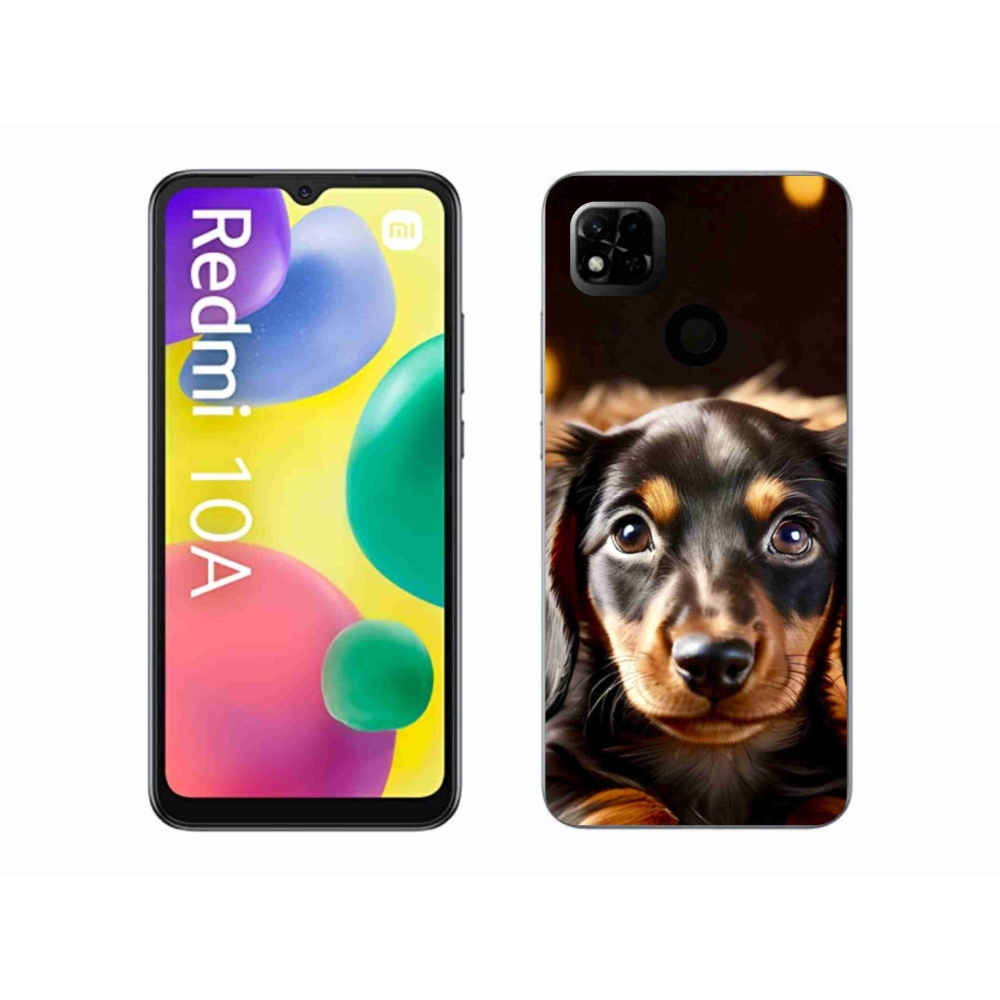 Gél borítás mmCase a Xiaomi Redmi 10A számára - tacskó