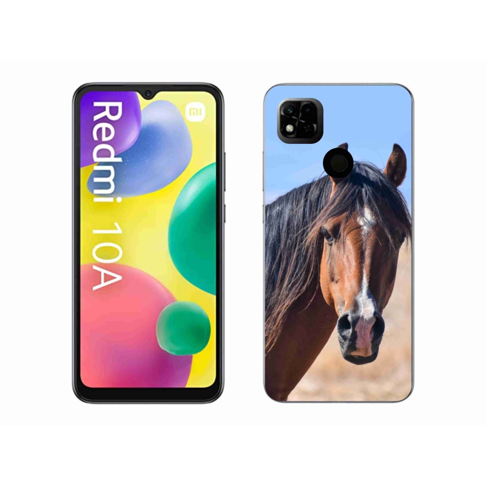 Gél borítás mmCase a Xiaomi Redmi 10A számára - nyugodt ló