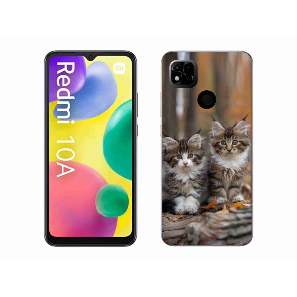 Gél borítás mmCase a Xiaomi Redmi 10A számára - cat duo 3