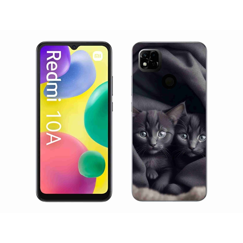 Gél borítás mmCase a Xiaomi Redmi 10A - cat duo számára