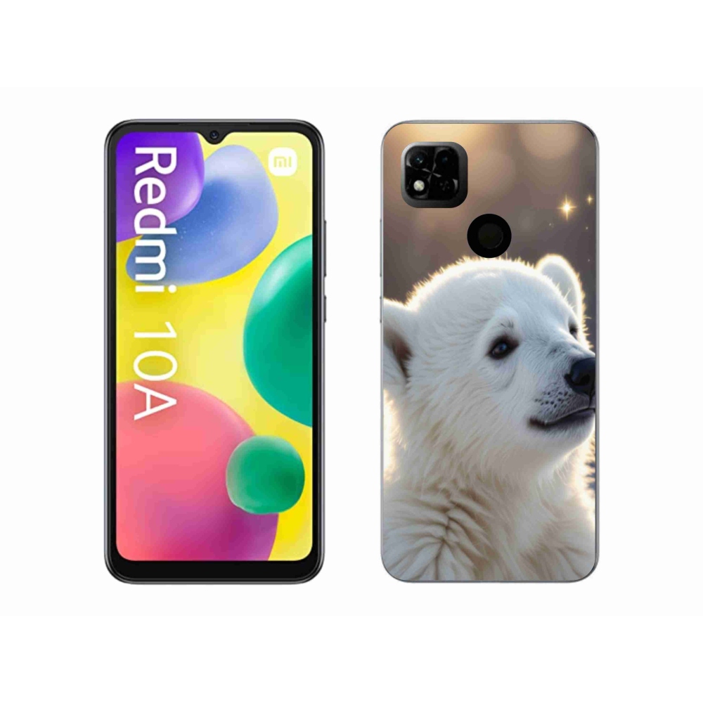 Gél borítás mmCase a Xiaomi Redmi 10A számára - jegesmedve