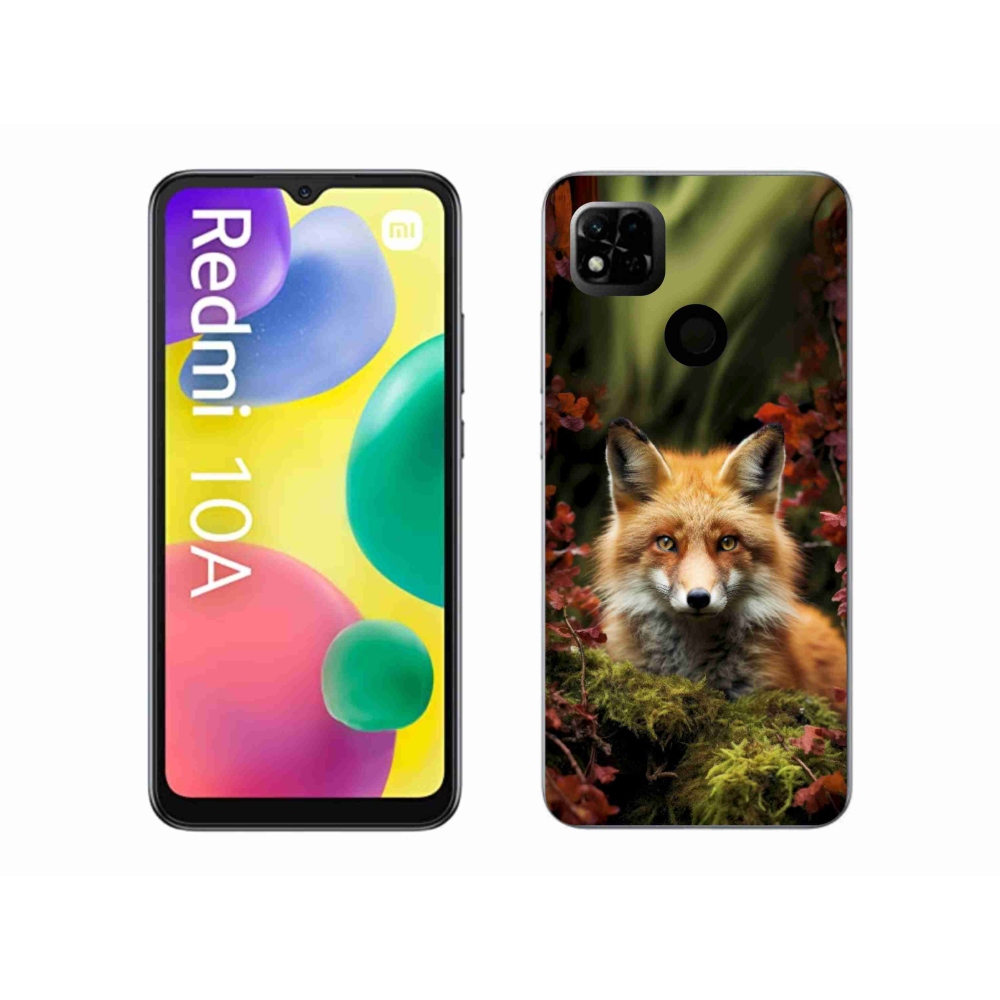 Gél borítás mmCase a Xiaomi Redmi 10A számára - róka az erdőben