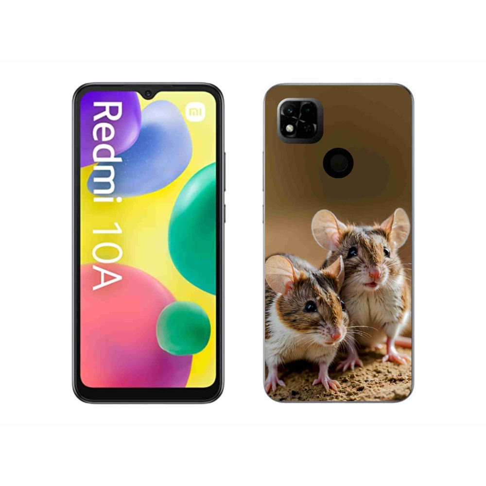 Gél borítás mmCase a Xiaomi Redmi 10A számára - egér duó