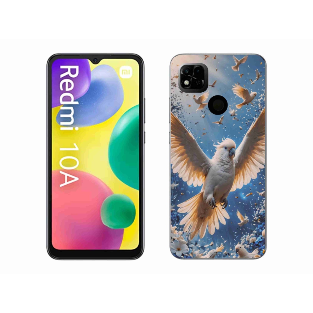 Gél borítás mmCase a Xiaomi Redmi 10A számára - papagáj kakadu