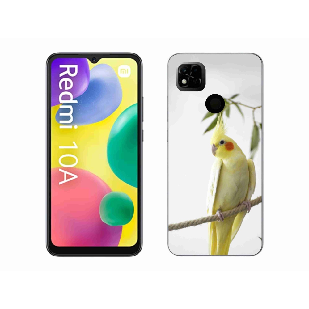 Gél borító mmCase for Xiaomi Redmi 10A - papagáj korela chocholatá