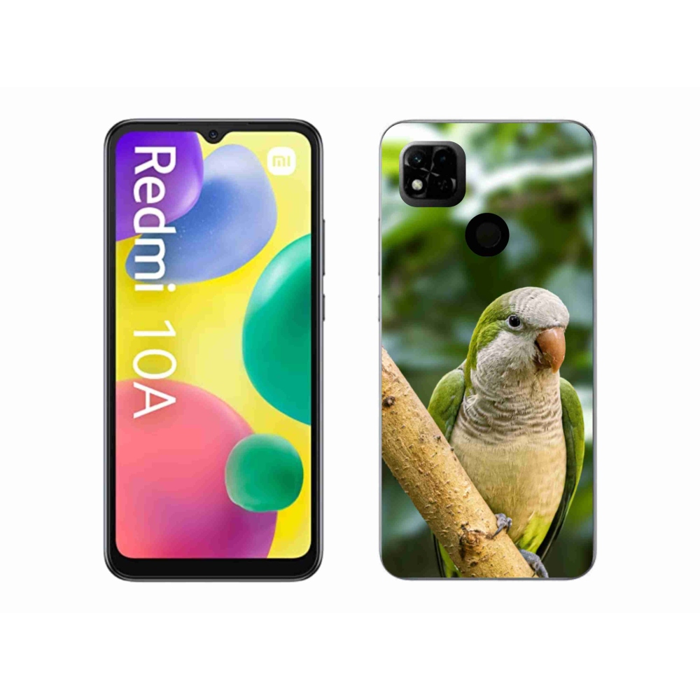 Gél borítás mmCase a Xiaomi Redmi 10A számára - papagáj