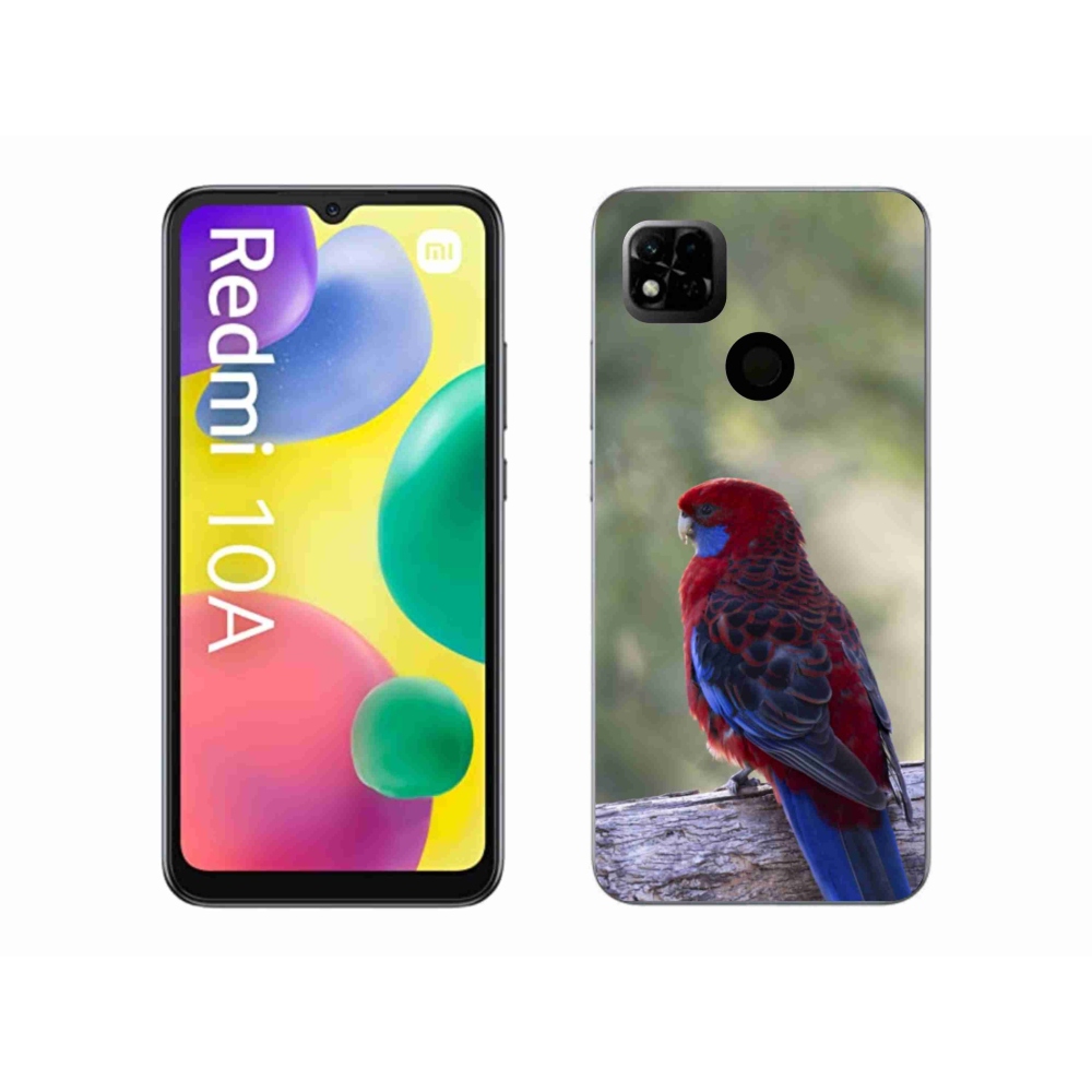Gél borítás mmCase a Xiaomi Redmi 10A számára - papagáj rosela