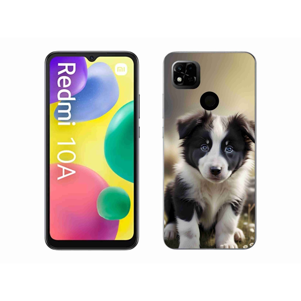 Gél borító mmCase a Xiaomi Redmi 10A számára - aranyos border collie