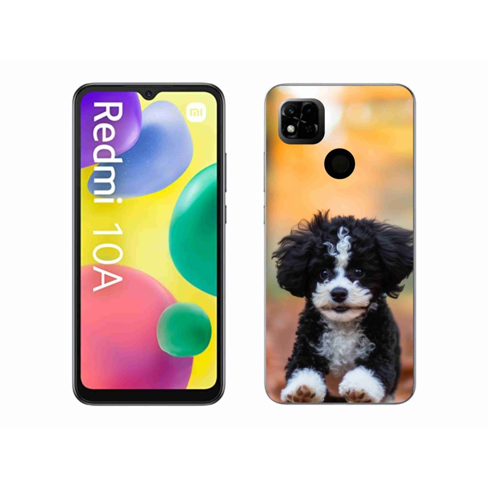 Gél borítás mmCase a Xiaomi Redmi 10A számára - aranyos kiskutya 2