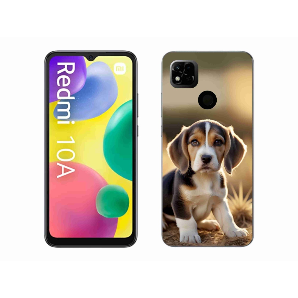 Gél borítás mmCase a Xiaomi Redmi 10A számára - aranyos beagle