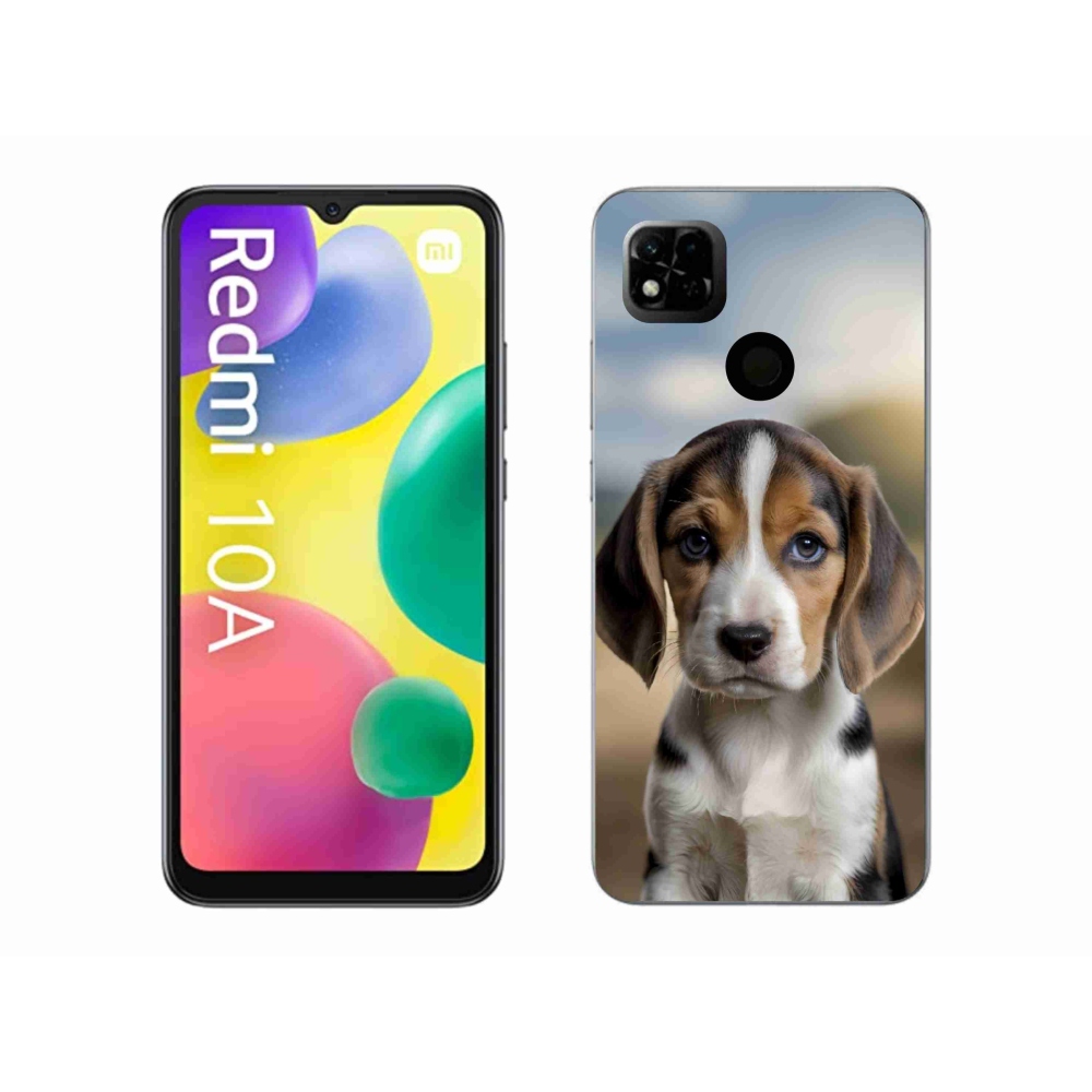 Gél borítás mmCase a Xiaomi Redmi 10A számára - aranyos beagle
